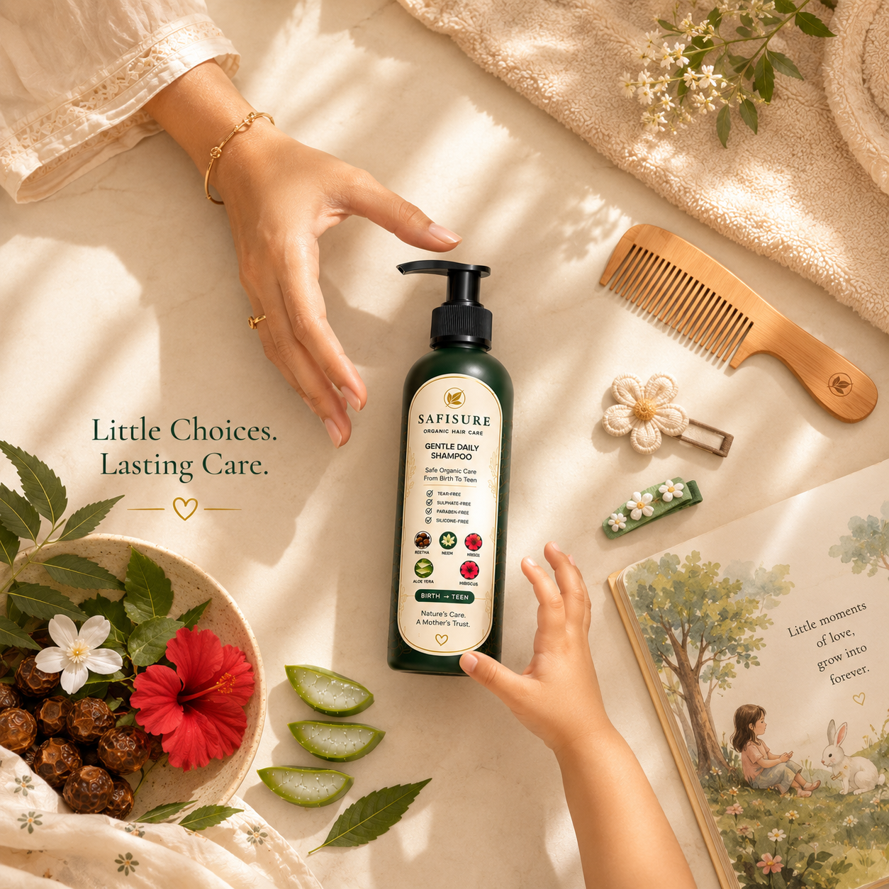 SAFISURE Premium Organic Kids Shampoo