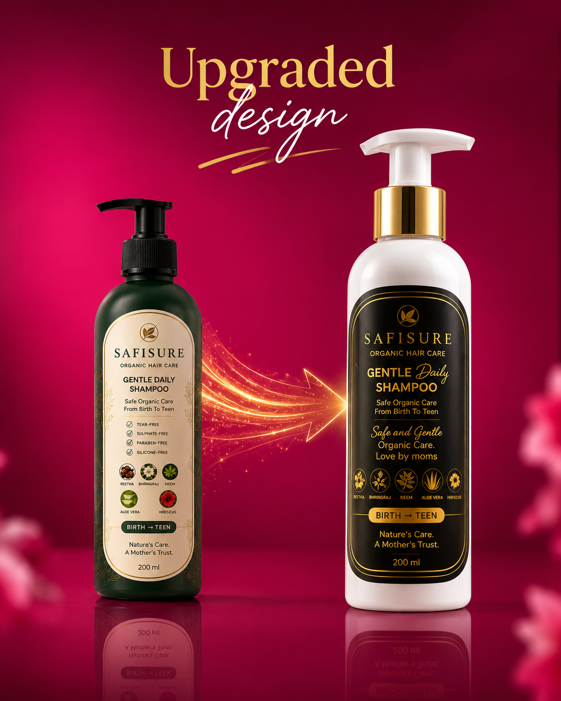 SAFISURE Premium Organic Kids Shampoo